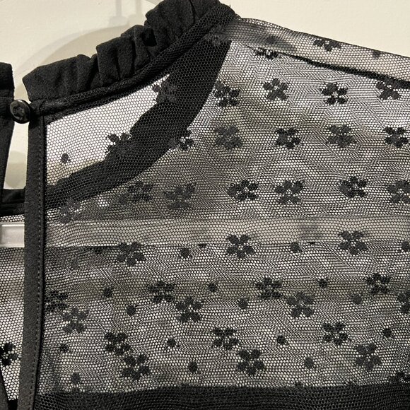 Adrianna Papell mesh blouse - Picture 4 of 4